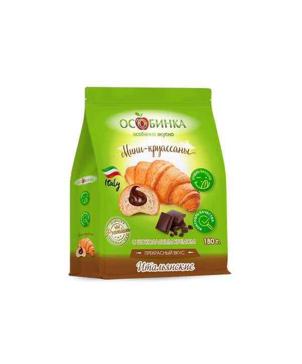 Упаковка Круассаны - аренда торгового знака Особинка